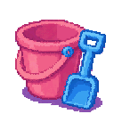 Beach Bucket and Shovel