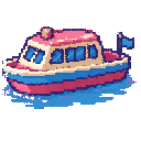 Tiny Canal Boat